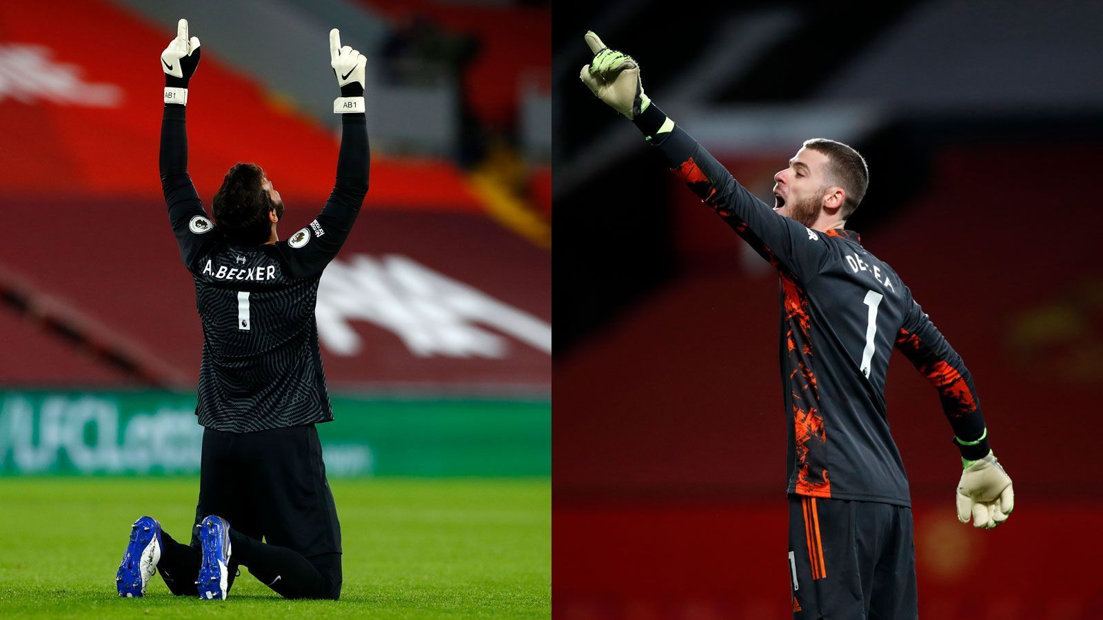 
                <strong>Torwart: Alisson Becker versus David De Gea </strong><br>
                Die Rolle von Alisson Becker ist unbestritten – er ist die unangefochtene Nummer 1 und einer der besten Torhüter der Welt. In drei Spielen ohne Alisson gab es für die "Reds" eine Flut an Gegentreffern: Liverpool kassierte ohne ihren Star-Torhüter neun der bisherigen 21 Gegentore. Auf der anderen Seite steht mit David de Gea ein Keeper im Tor, der in 15 Spielen 21 Gegentore kassierte. Dabei lieferte er sich den ein oder anderen Schnitzer. Punkt Alisson, 1:0 Liverpool.
              