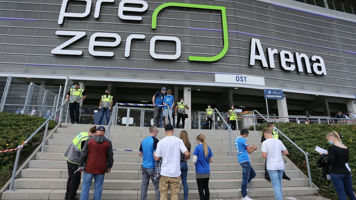 Vorreiter bei der Müllvermeidung: Stadion in Sinsheim