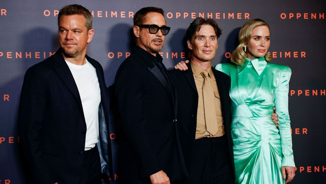 Matt Damon, Robert Downey Jr., Cillian Murphy und Emily Blunt