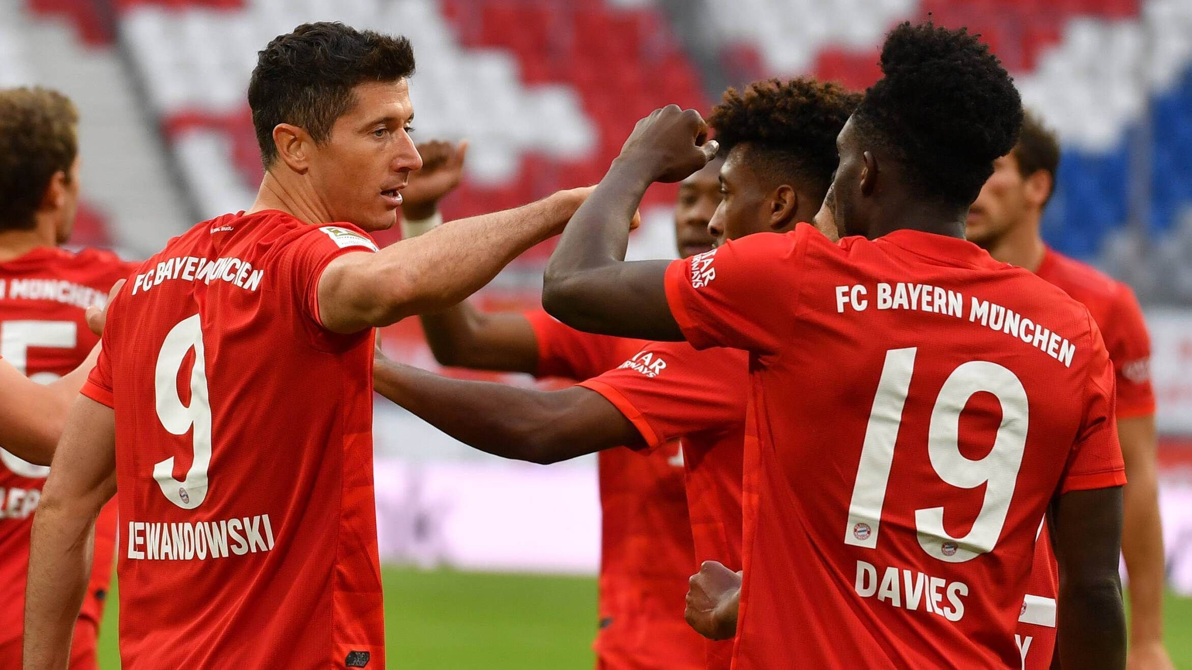 
                <strong>Der FC Bayern in der Einzelkritik</strong><br>
                Die Bayern ballern sich in Richtung Titel: Am 29. Spieltag schießt der Rekordmeister die Fortuna aus Düsseldorf mit 5:0 ab. Wir haben den FCB benotet.
              