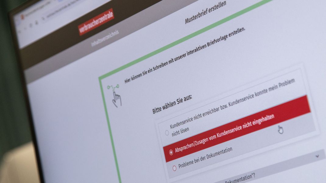 Beschwerde leicht gemacht: mit dem Online-Musterbriefgenerator der Verbraucherzentralen