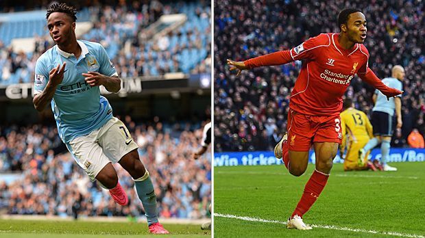 
                <strong>Leibwechsler Raheem Sterling</strong><br>
                Trikot-Wechsler Raheem Sterling: Im Sommer 2015 avanciert Raheem Sterling mit gerade einmal 20 Jahren zum teuersten englischen Kicker, weil er Liverpool für 62,5 Millionen Euro Richtung ManCity verlässt. Ein Aufschwung ist unverkennbar: Trifft er in seinen letzten elf Premier-League-Spielen für die "Reds" nur einmal, bejubelt der Offensiv-Allrounder in den ersten elf Liga-Einsätzen für seinen neuen Arbeitgeber vier Tore. Die Ablösesumme kann übrigens noch auf 69 Millionen Euro ansteigen - wenn diverse Sonderzahlungen fällig werden.
              