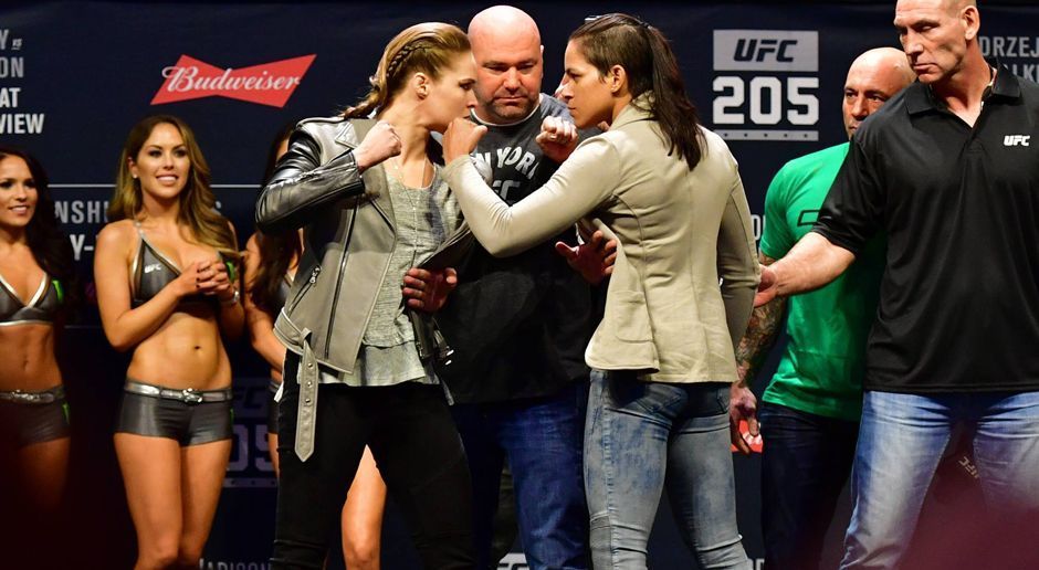 
                <strong>Ronda Rousey vs. Amanda Nunes</strong><br>
                In der Nacht vom 30. auf den 31. Dezember kämpfen die UFC-Ladies Ronda Rousey und Amanda Nunes bei UFC 207 um den WM-Titel im Bantamgewicht (live und exklusiv auf ranFIGHTING.de).Ihre Kampfbilanzen: Rousey hat von 13 Kämpfen 12 gewonnen (6-1 in der UFC), bei Nunes sind es 13 Siege aus 17 Kämpfen (6-1 in der UFC).
              