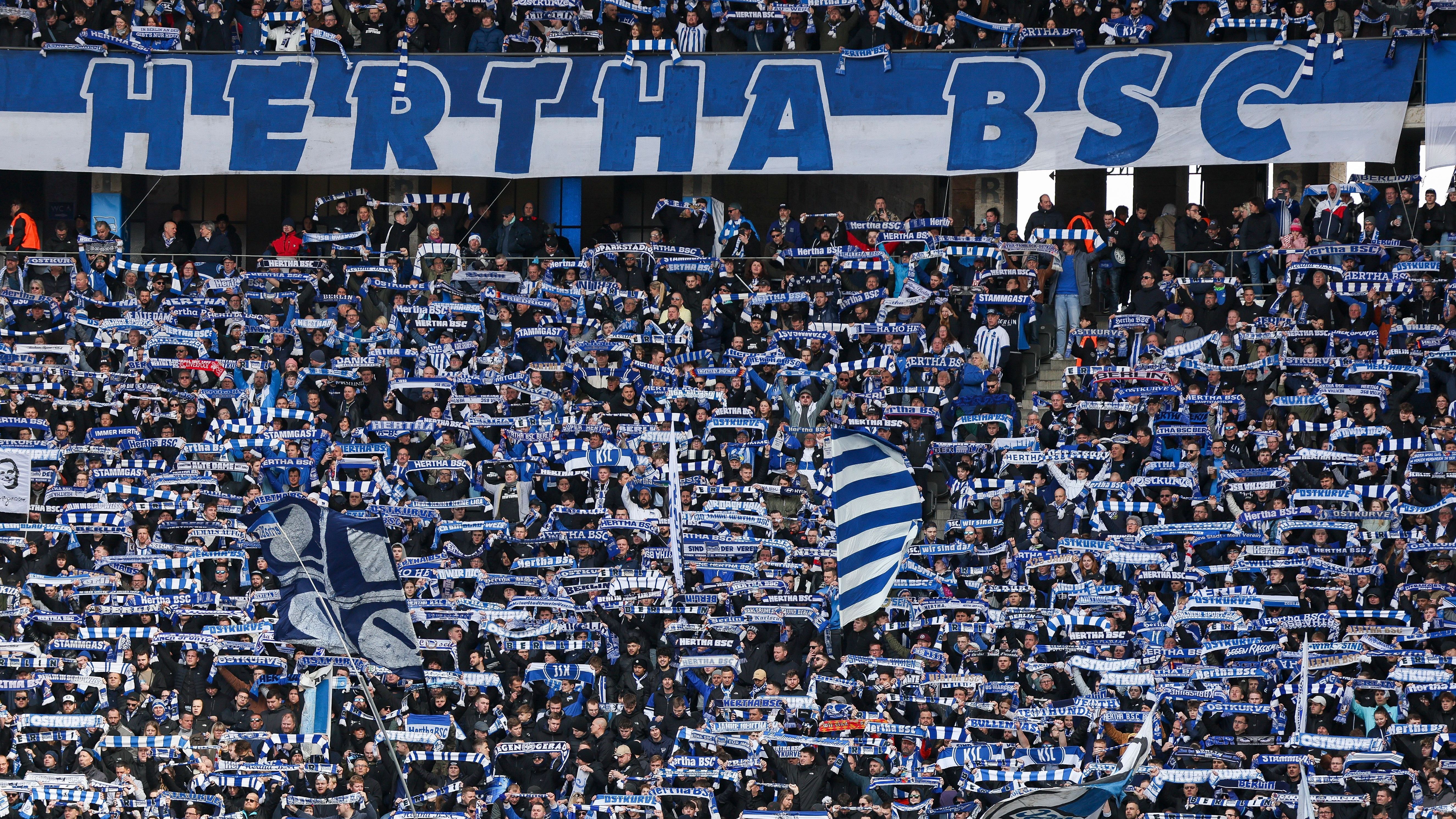 <strong>Platz 8: Hertha BSC (2. Bundesliga)</strong><br>Zuschauerschnitt: 50.970<br>Gesamtzuschauer: 866.489<br>Auslastung: 68 Prozent
