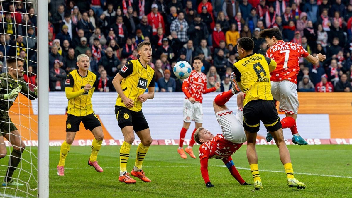 Ereignisreiche Partie zwischen Mainz und Dortmund