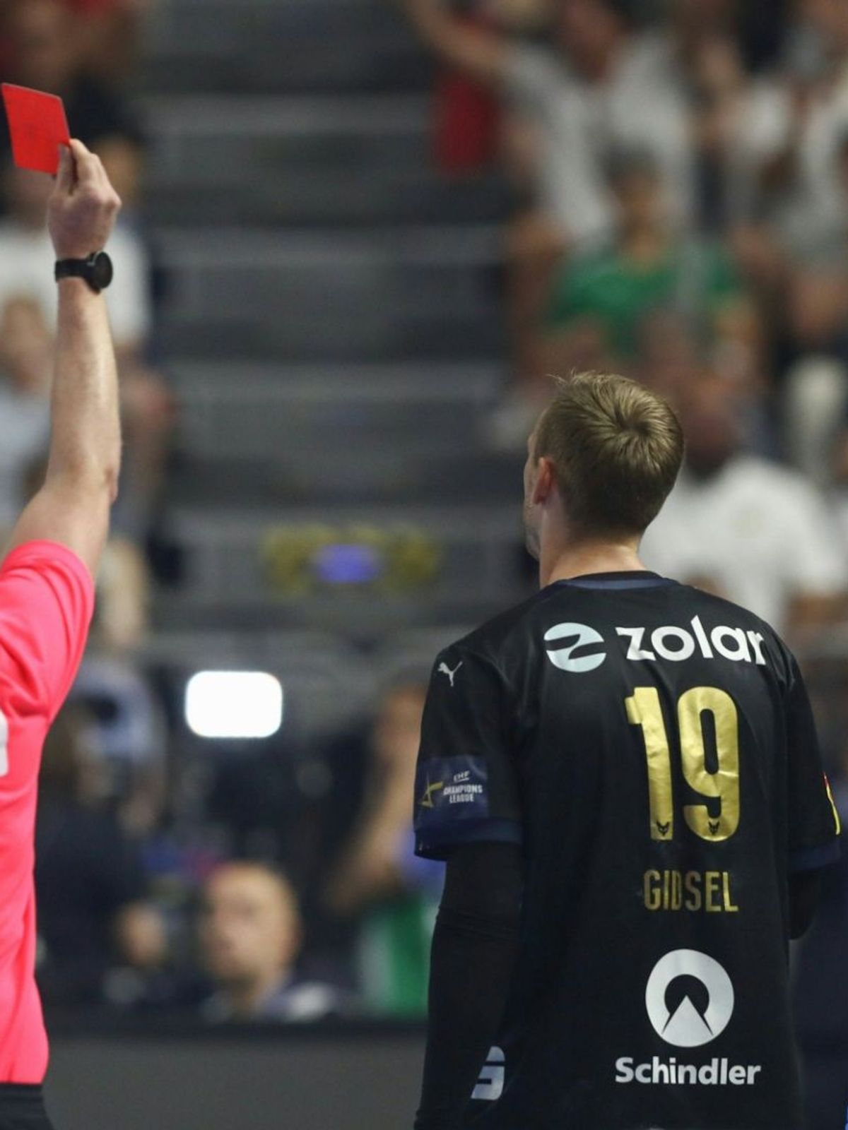 Szene des Spiels: Gidsel muss nach 8:23 Minuten runter