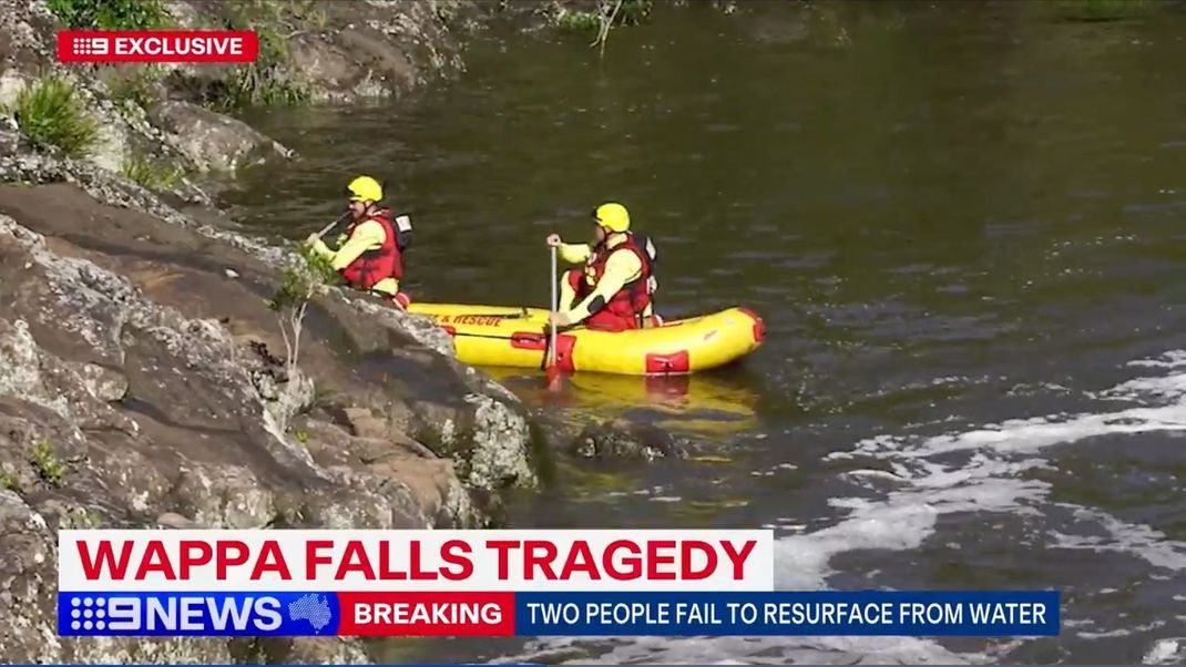 Stromschnellen zogen eine 17-Jährige an einem Wasserfall in den Tod. Ein Freund kam bei dem Versuch, sie zu retten, ebenfalls ums Leben.