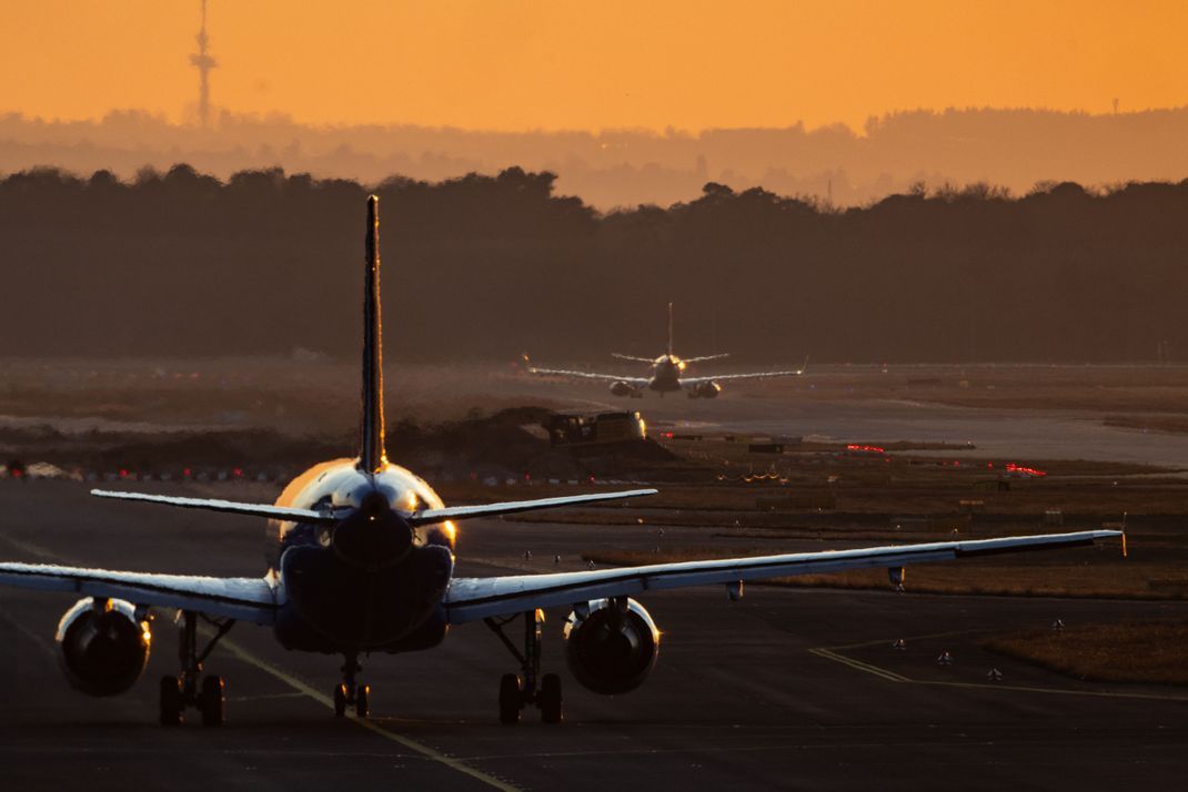 Auch am Frankfurter Flughafen wird am 10. März gestreikt.