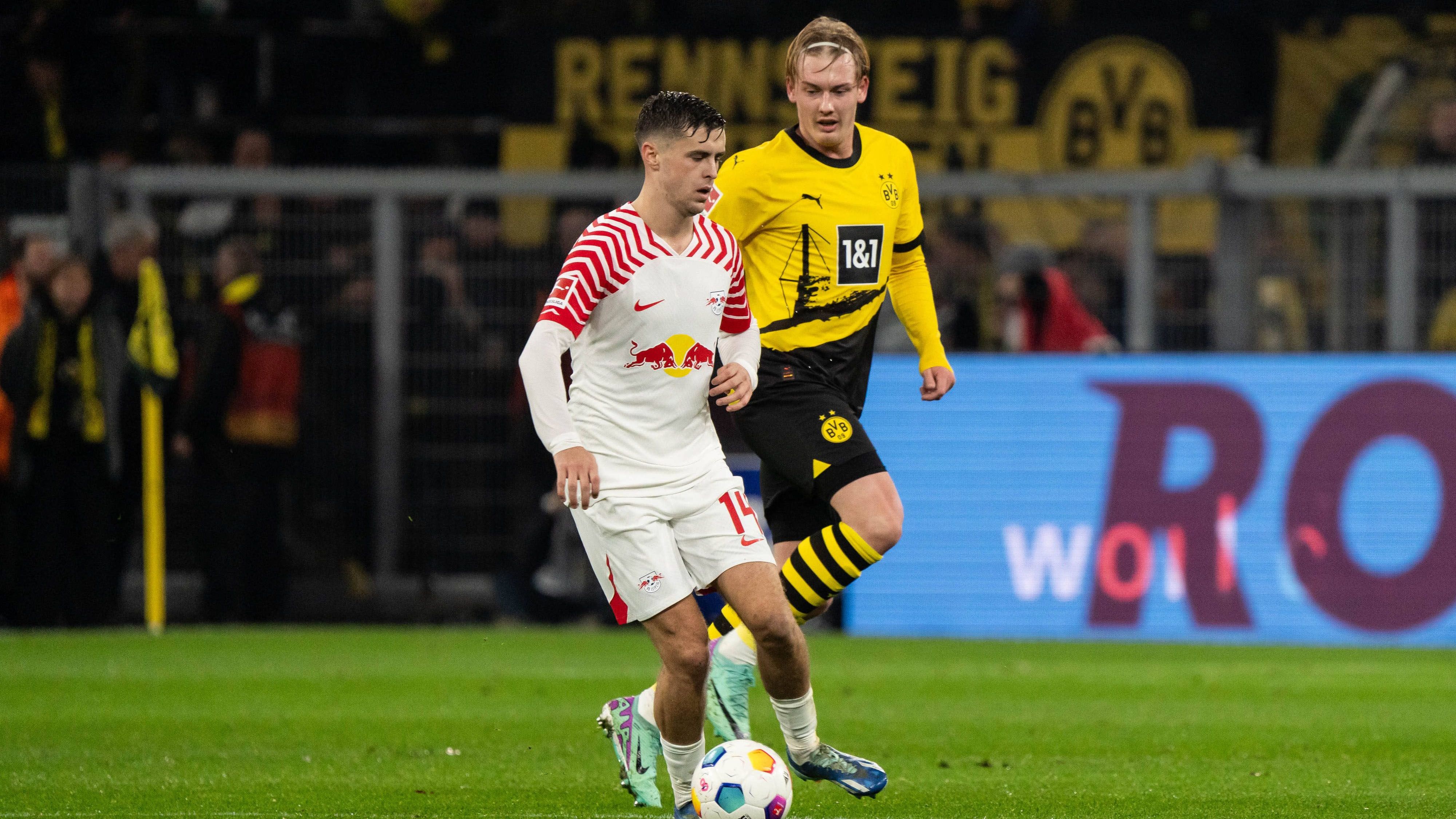 <strong>Christoph Baumgartner (RB Leipzig)</strong><br>Er ist trotz früher Überzahl nicht so auffällig, wie man ihn zuletzt bereits gesehen hat. Früh in der ersten und zweiten Halbzeit lässt er Chancen schon liegen, weil er mit der Ballverarbeitung Probleme hat. Dennoch steht er in der 53. Minute richtig, um zu 2:1 für Leipzig abzustauben. In der 73. Minute trifft er aus spitzem Winkel&nbsp; den Pfosten. <strong><em>ran</em>-Note: 2</strong>