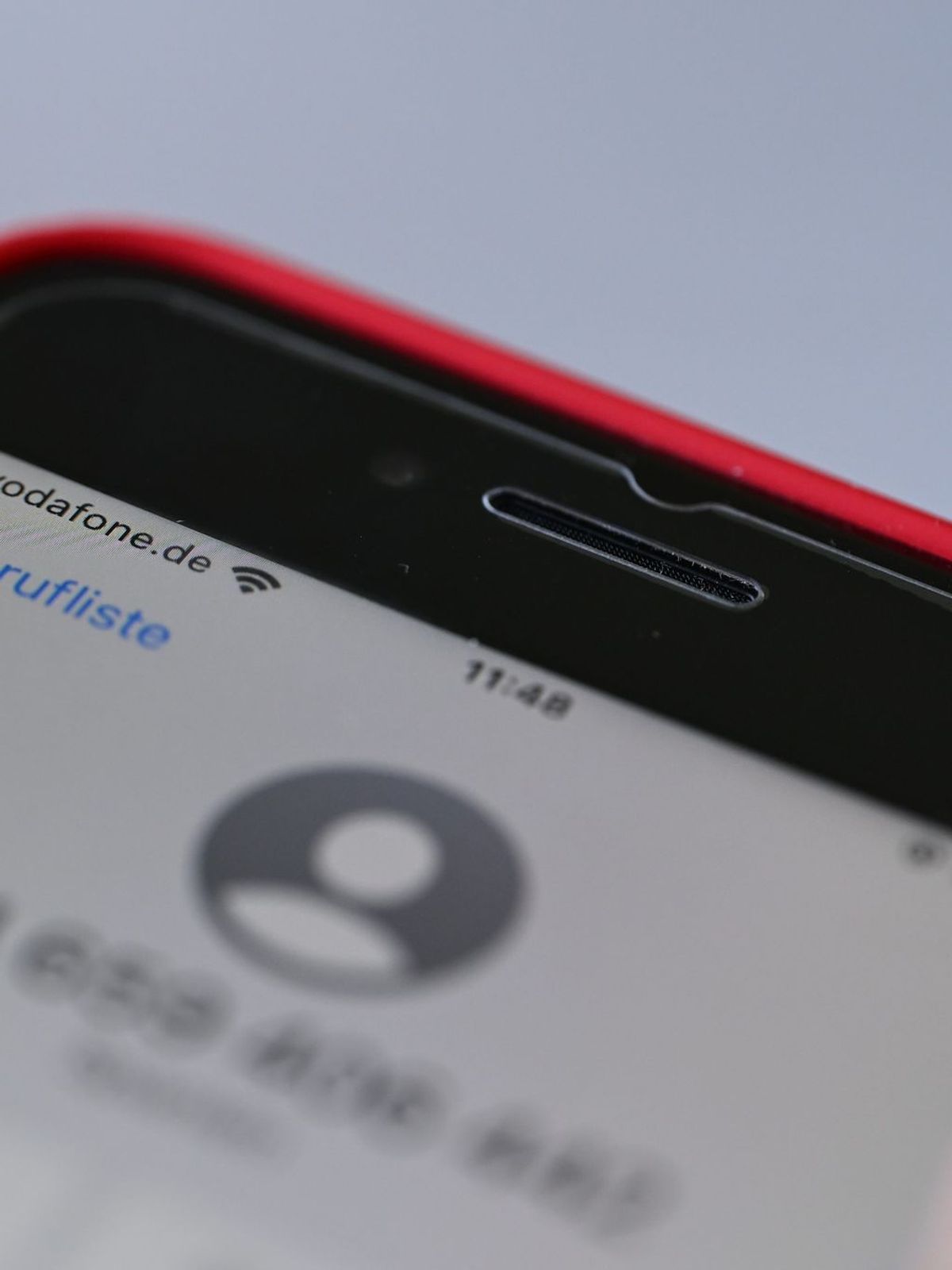 Vodafone-Handy mit Betrugsnummer