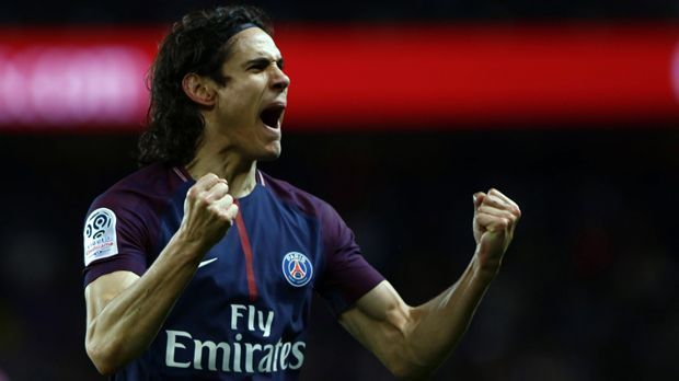 
                <strong>Ligue 1: Edinson Cavani (Paris St. Germain)</strong><br>
                Tore: 28Einsätze: 32Stand nach 37 von 38 Spielen
              