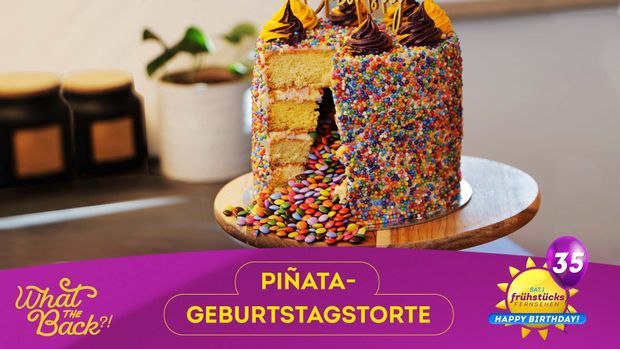 Piñata-Geburtstagstorte