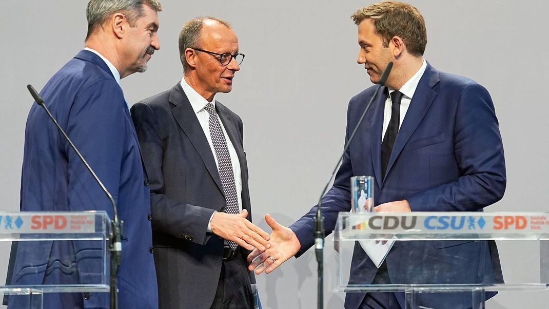 Koalitionsverhandlungen von Union und SPD abgeschlossen