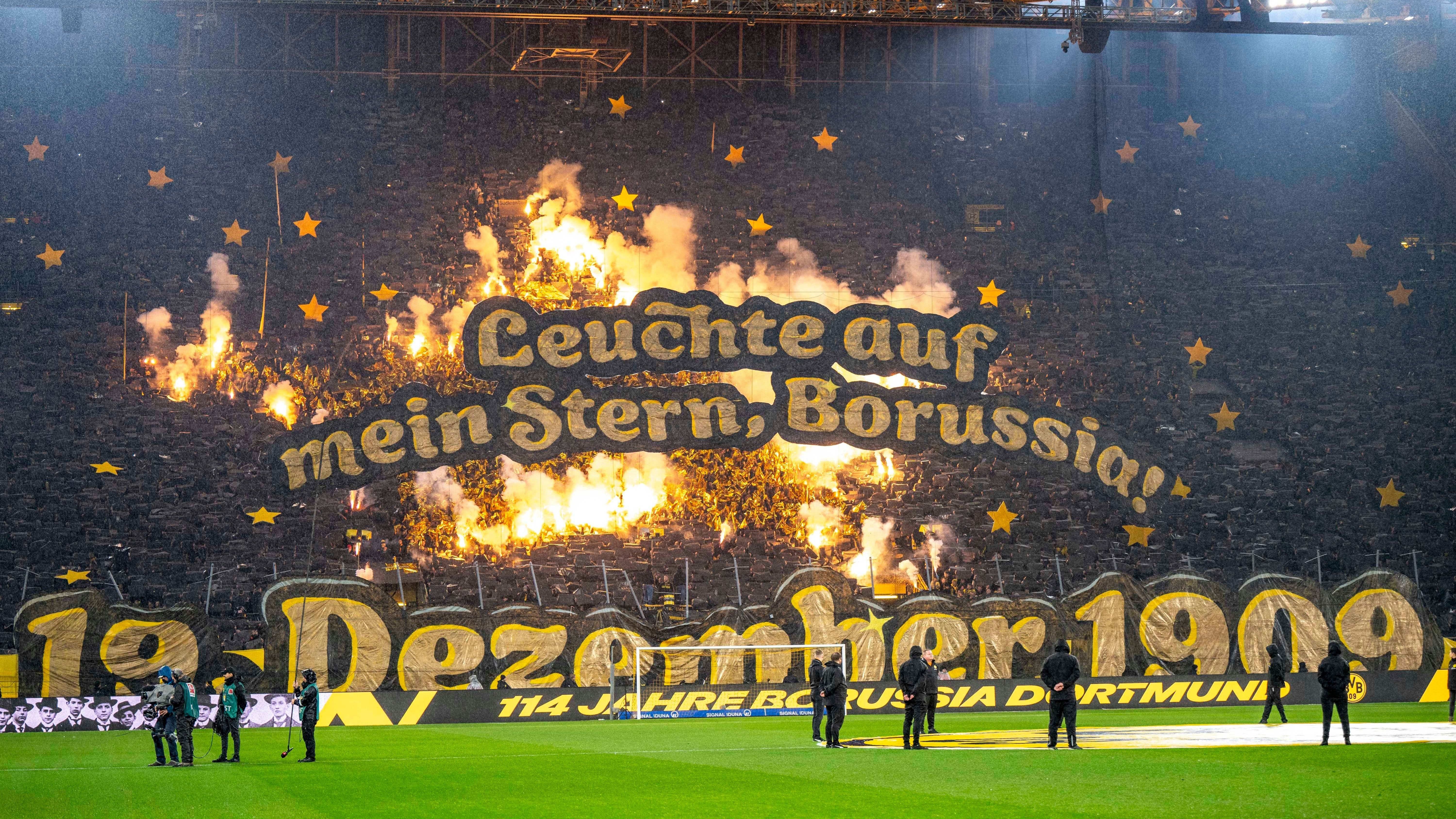 <strong>2. Platz: Signal Iduna Park (Ø 81.312 Zuschauer)<br></strong>Stadt: Dortmund (Deutschland)<br>Klub: Borussia Dortmund