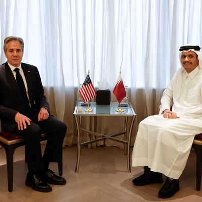 Antony Blinken und Mohammed bin Abdulrahman Al Thani