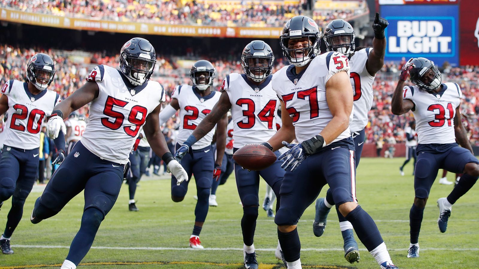 
                <strong>Platz 16: Houston Texans</strong><br>
                Pro-Bowl-Selections insgesamt: 45
              