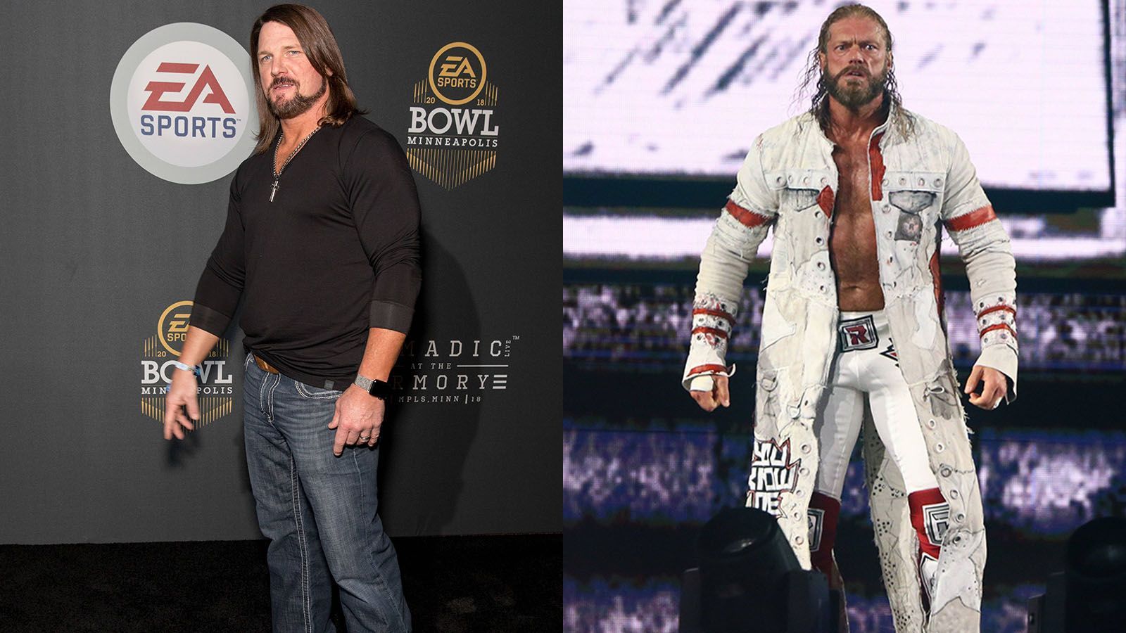 
                <strong>AJ Styes vs. Edge</strong><br>
                Wochenlang suchte Edge einen Gegner für WrestleMania, erklärte, dass WrestleMania ohne ihn nichts wert sei. AJ Styles nahm die Herausforderung an und kassierte direkt eine Abreibung vom "Rated-R-Superstar". Das will sich der "Phenomenal One" natürlich nicht bieten lassen. Bei "Mania" soll der Sieg für Styles her.
              