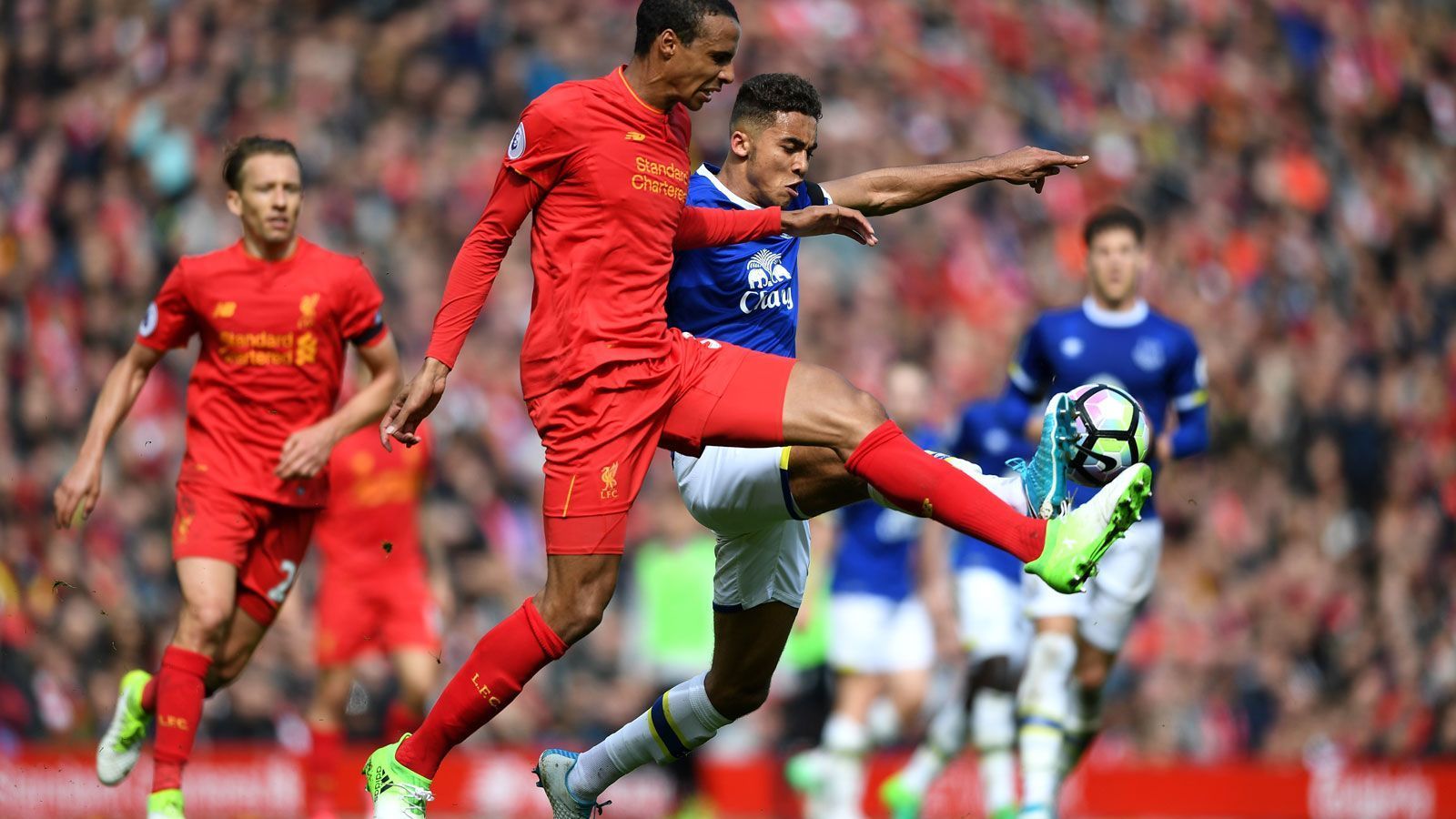 
                <strong>Das Merseyside-Derby steht vor der Tür – Shootingstar Calvin-Lewin im Blickpunkt</strong><br>
                Am Samstag (13:30 Uhr im Liveticker auf ran.de) ist ganz Liverpool im Aufruhr: 237. Merseyside-Derby zwischen dem FC Everton und Premier-League-Champion mit Trainer Jürgen Klopp. Blau gegen Rot. "Toffees" versus "Reds". Die Hoffnung auf den ersten Derbysieg seit zehn Jahres ist größer denn je: Das Team von Carlo Ancelotti ist aktuell das Team der Stunde und steht nach vier Partien mit 12 Punkten und 12:5 Toren auf dem ersten Platz. Ein Mann blüht nach der Verpflichtung von Spielmacher James Rodriguez besonders auf: Dominic Calvert-Lewin, der von Jürgen Klopp in dieser Woche zum aktuell besten Stürmer der Premier League geadelt wurde. Kein Wunder - seine aktuelle Torquote spricht für sich. Doch wer ist das eigentlich? ran.de stellt den Shootingstar vor.
              