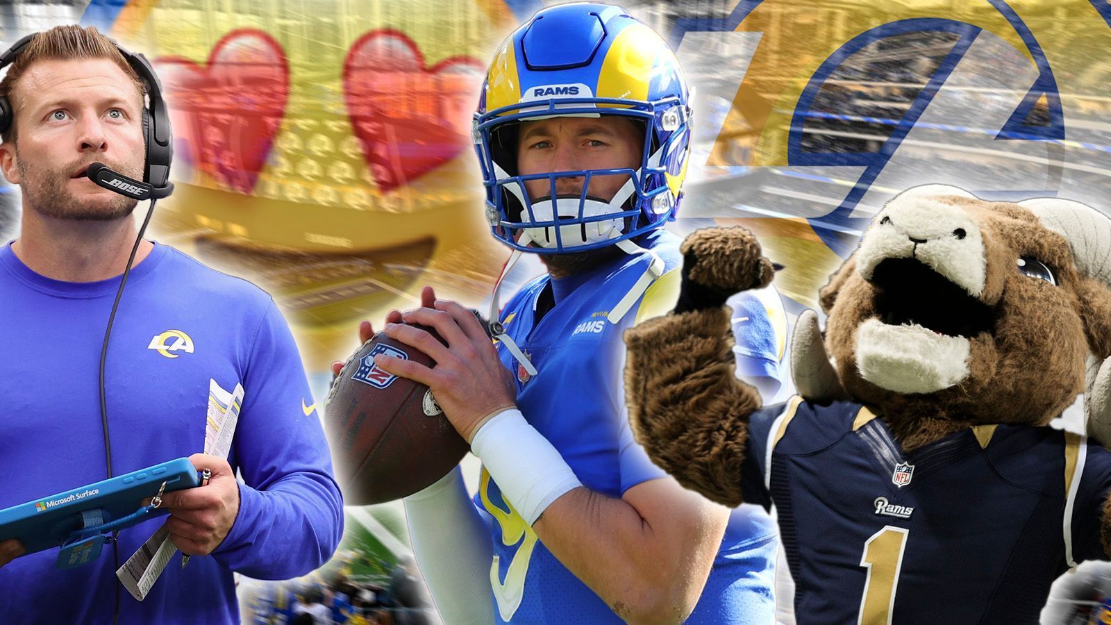 <strong>10 Gründe, die Los Angeles Rams zu lieben</strong><br>
                Freak Sean McVay, mehrere hollywoodreife Geschichten und ein Stadion mit Swag. ran.de nennt zehn Gründe, im Super Bowl 2022 am Sonntag ("Countdown zum Super Bowl" - Sonntag ab 20:15 live auf ProSieben MAXX, ab 22.55 Uhr live auf ProSieben und ran.de)&nbsp;und auch sonst zu den Los Angeles Rams zu halten.<br><em>Auch interessant: <a data-li-document-ref="472503" href="https://www.ran.de/sports/american-football/nfl/news/nfl-los-angeles-rams-at-san-francisco49ers-irrer-helmet-catch-von-puka-nacua-472503">NFL: Los Angeles Rams at San Francisco 49ers - sechs Field Goals und kein Touchdown</a></em>