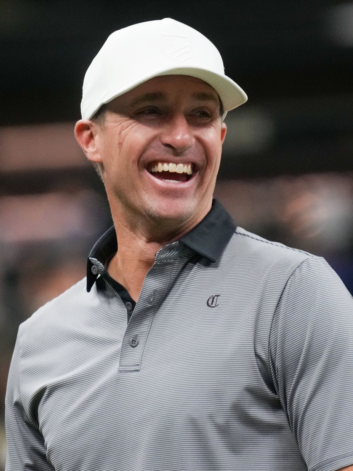 NFL, American Football Herren, USA New York Giants at New Orleans Saints Oct 5, 2025; New Orleans, Louisiana, USA; Former New Orleans Saints quarterback Drew Brees smiles prior to the game against ...