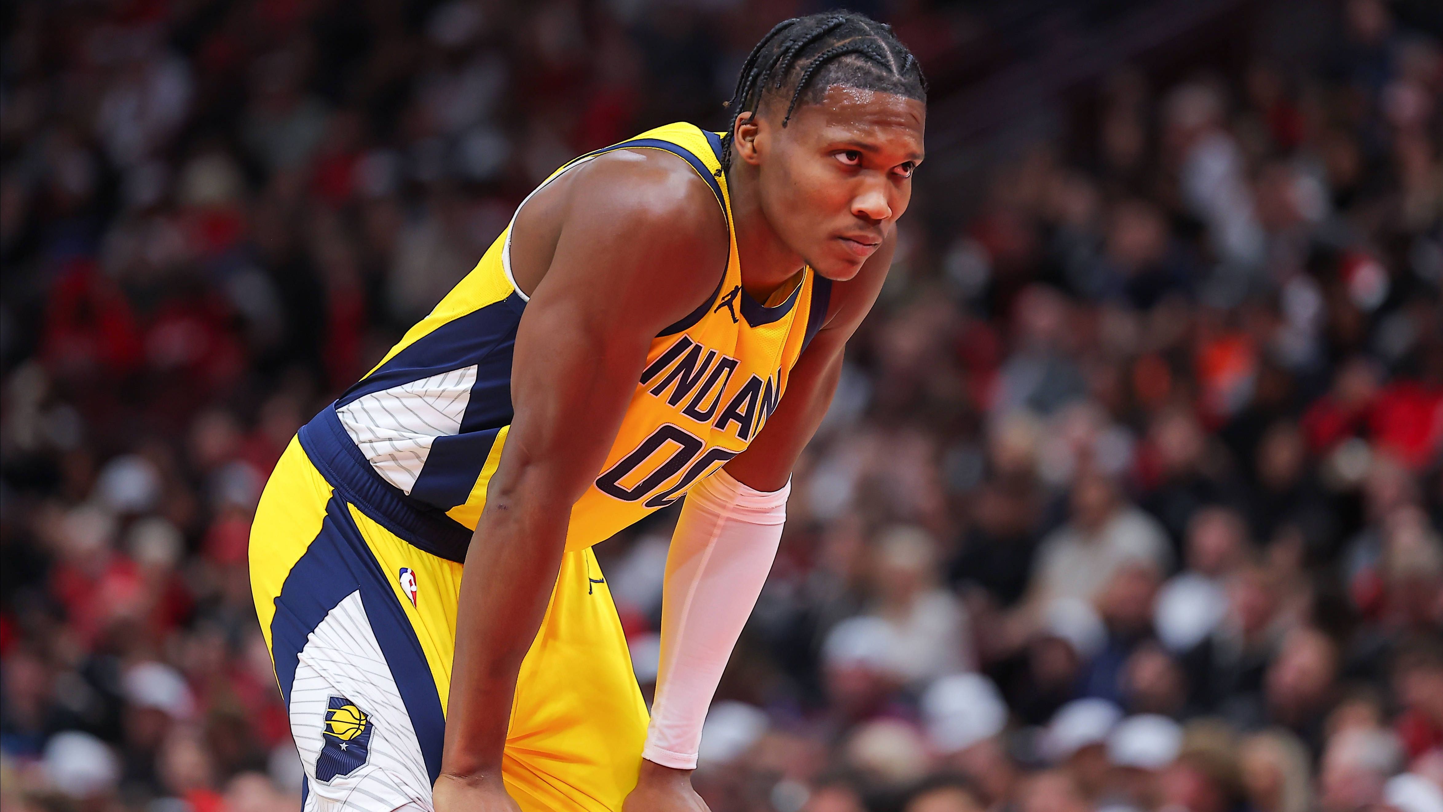 <strong>17. Indiana Pacers (zuvor Rang 15, 37:30)<br></strong>Mal wieder eine etwas schwierigere Phase in der Saison der Pacers. Im schwächeren Osten ist der Heimvorteil dennoch nur 2,5 Spiele weg. Das liegt auch daran, dass Indy immer wieder Ausrufezeichen setzt. Zuletzt bei den Magic und in OKC. Ganz bitter: Mathurin fällt für den Rest der Spielzeit aus.