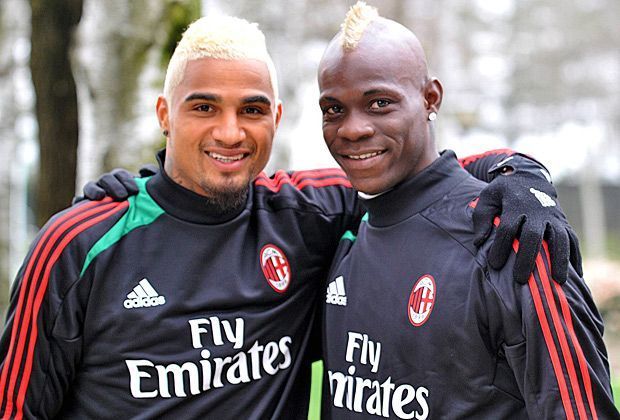 
                <strong>Best Buddies</strong><br>
                Mit Kevin-Prince Boateng verstand sich Balotelli in der gemeinsam Zeit beim AC Mailand blendend. Ob sie auch gemeinsam etwas ausgeheckt haben, ist nicht bekannt.
              