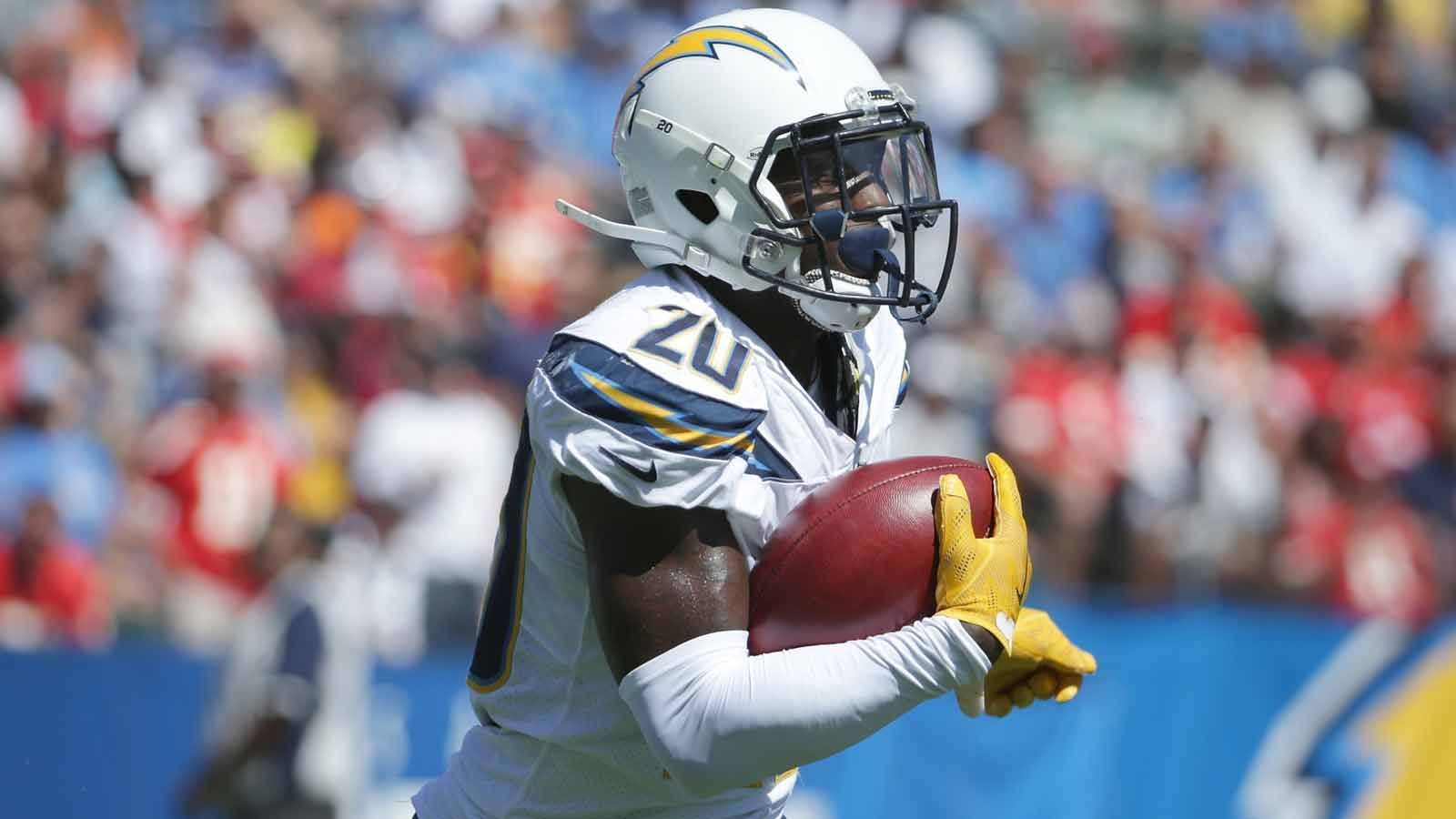 
                <strong>Defensive Back</strong><br>
                First Team: Desmond King (Los Angeles Chargers)Second Team: Derwin James (Los Angeles Chargers)
              