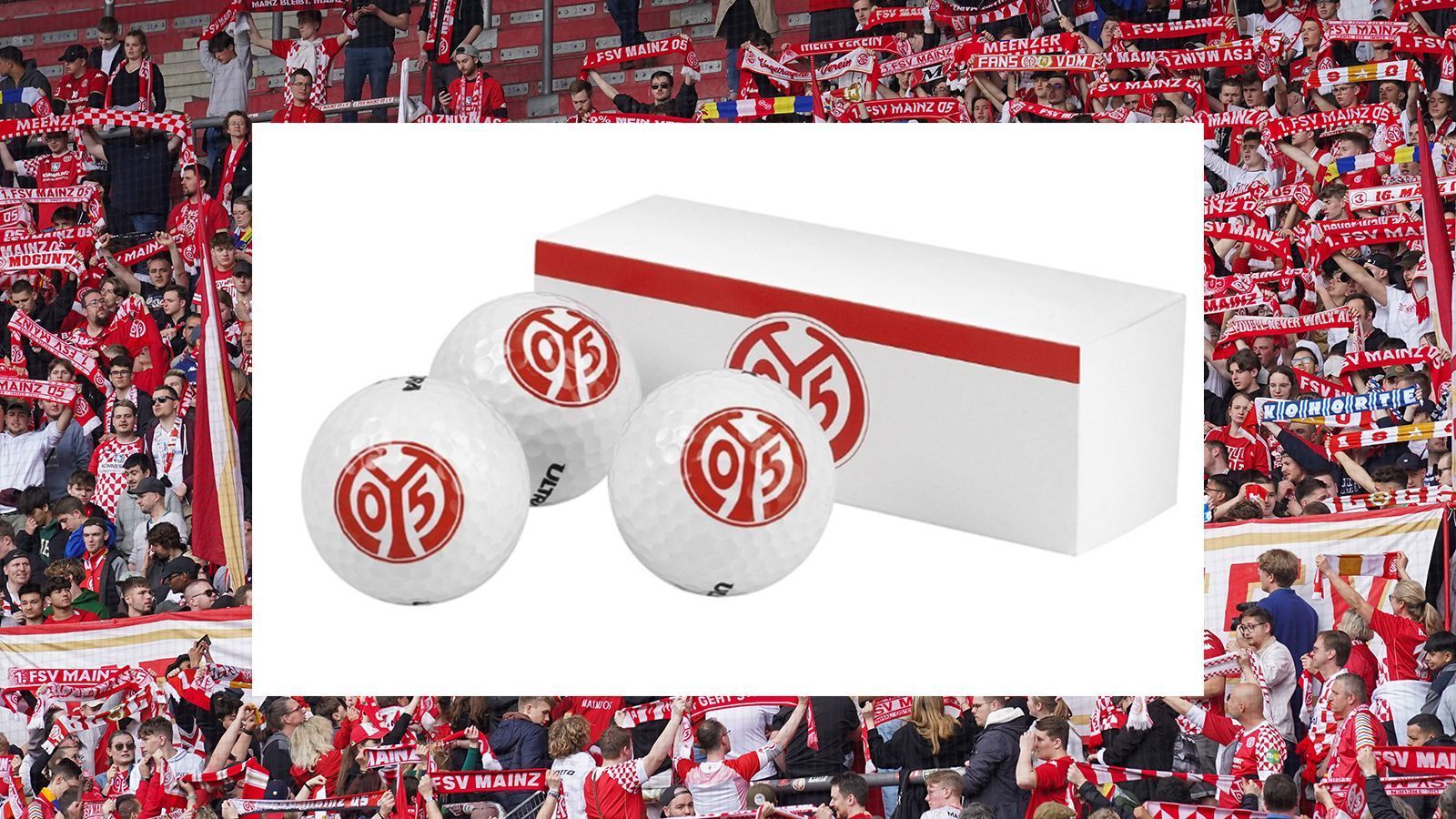 
                <strong>1. FSV Mainz 05</strong><br>
                Reicht es mit Fußball, können die Fans des FSV Mainz zum Golfen gehen – und dabei ihre Vereinszugehörigkeit zeigen. Im Fanshop werden dafür Golfbälle angeboten. Das Dreier-Set kostet 19,95 Euro, Mitglieder müssen 17,96 Euro hinlegen.
              