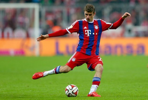 
                <strong>8. Platz: Thomas Müller</strong><br>
                14 Tore legte der Münchner Stürmer in 29 Matches auf - Im Europa-Klassement rückt Müller damit auf Rang acht vor.
              
