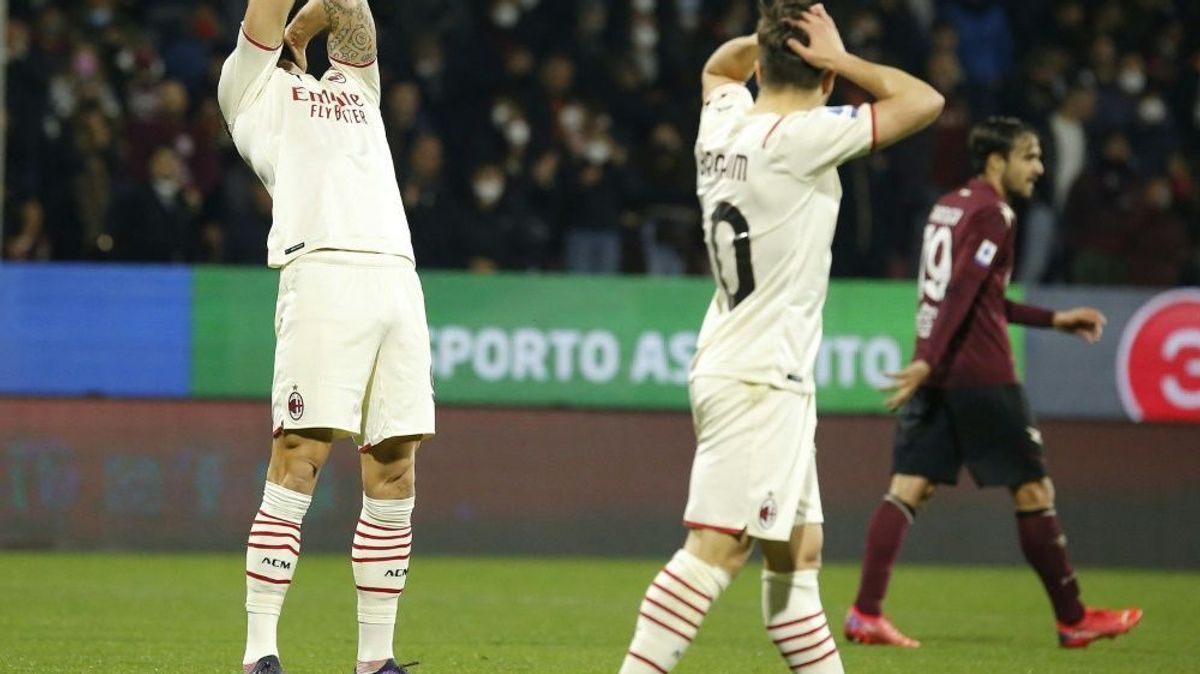 Milan patzt bei Schlusslicht Salernitana