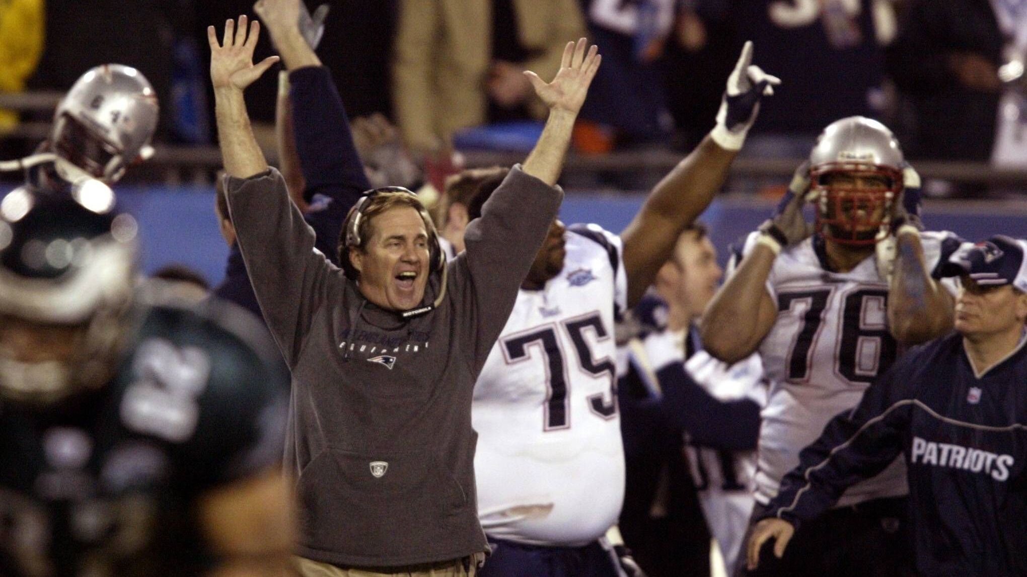 <strong>2005 - Super-Bowl-Sieg<br></strong>Im Folgejahr wurde der Titel gegen die Eagles verteidigt. Schon damals standen drei Super-Bowl-Siege in fünf Jahren. Belichick ist der einzige Coach, der das in der Geschichte der NFL geschafft hat.