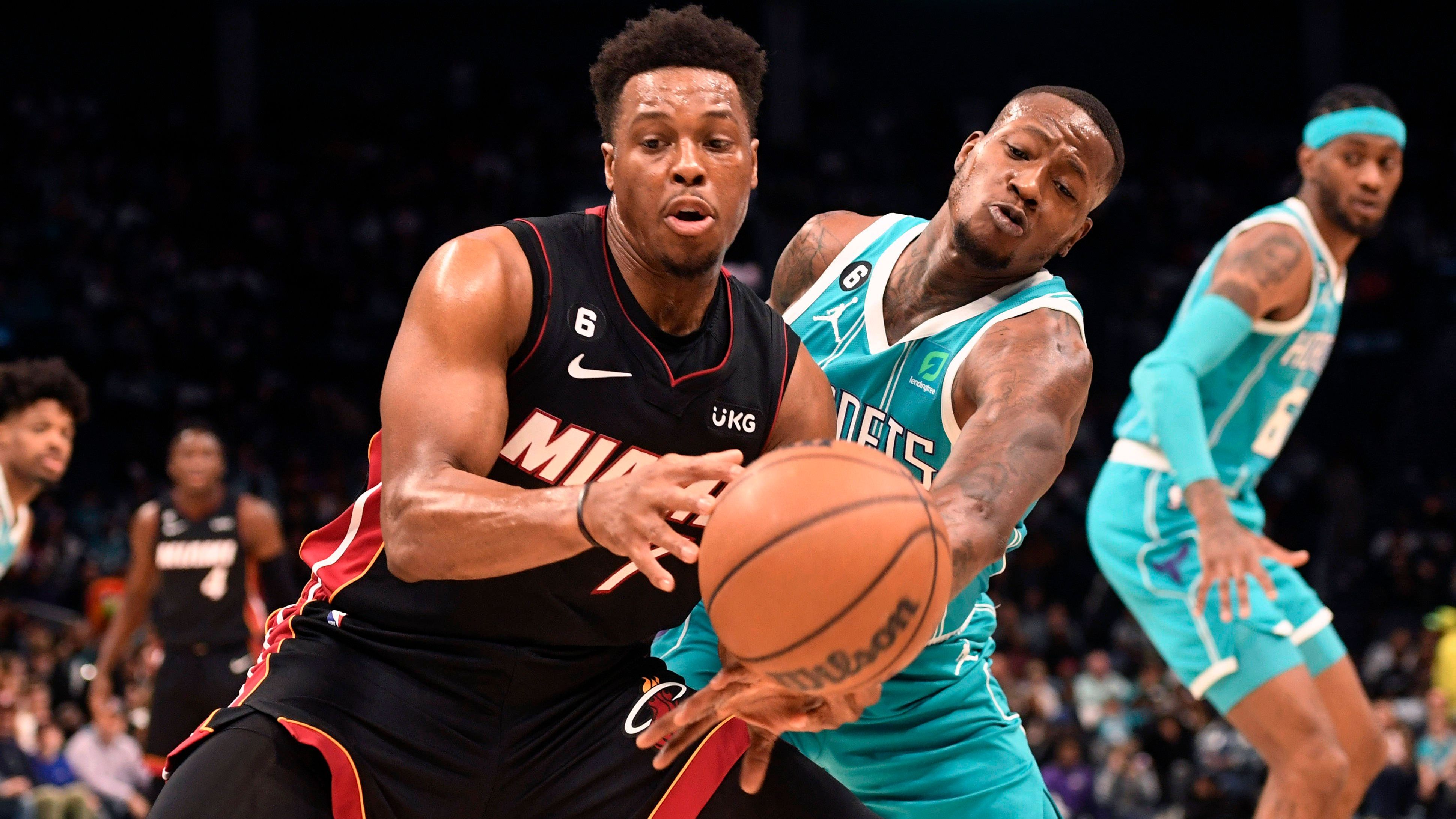 <strong>Terry Rozier (Miami Heat) &amp; Kyle Lowry (Charlotte Hornets)</strong><br>Bei den Celtics konnte Rozier nie wirklich aus einer Nebenrolle herauswachsen - nach seinem Wechsel zu den Hornets 2018 verbesserte er sich aber statistisch von Jahr zu Jahr. Lowry, 37 Jahre alt, ist hingegen weit entfernt von seiner Zeit als All-Star. In dieser Saison gelingen ihm bisher nur 8,2 Punkte, 4,0 Assists und 4,5 Rebounds pro Spiel.