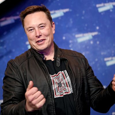 Twitter-Chef Elon Musk bei einem Besuch in Berlin