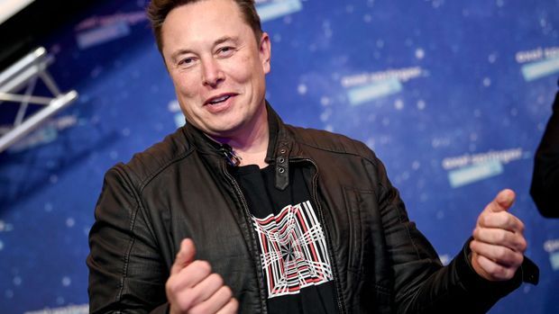 Twitter-Chef Elon Musk bei einem Besuch in Berlin