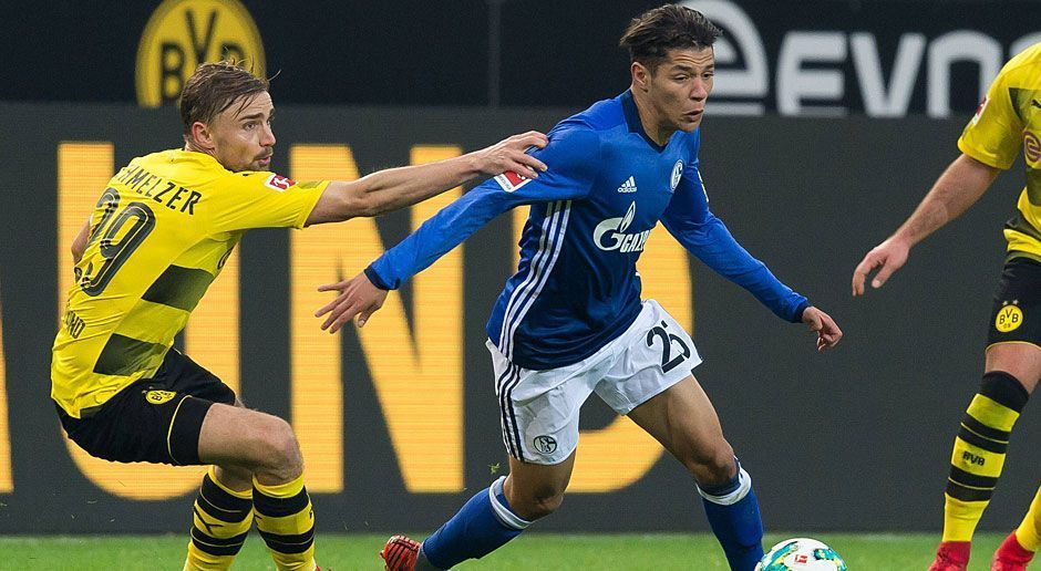 
                <strong>Amine Harit</strong><br>
                Der marokkanische Neuzugang erlebt eine äußerst unglückliche Derby- Premiere. Er kommt nach gut 30 Minuten beim Stand von 0:4 aus Schalker Sicht rein. Nach der katastrophalen Anfangsphase bringt Harit jedoch Besserung ins Spiel der Knappen - und haucht den Knappen durch seinen Treffer zum 2:4 wieder Leben ein, holt zudem später noch den Platzverweis gegen Aubameyang heraus. Zehn Minuten vor dem Ende muss Harit verletzt vom Feld, kommt aber trotz Schmerzen zurück. ran-Note: 2
              