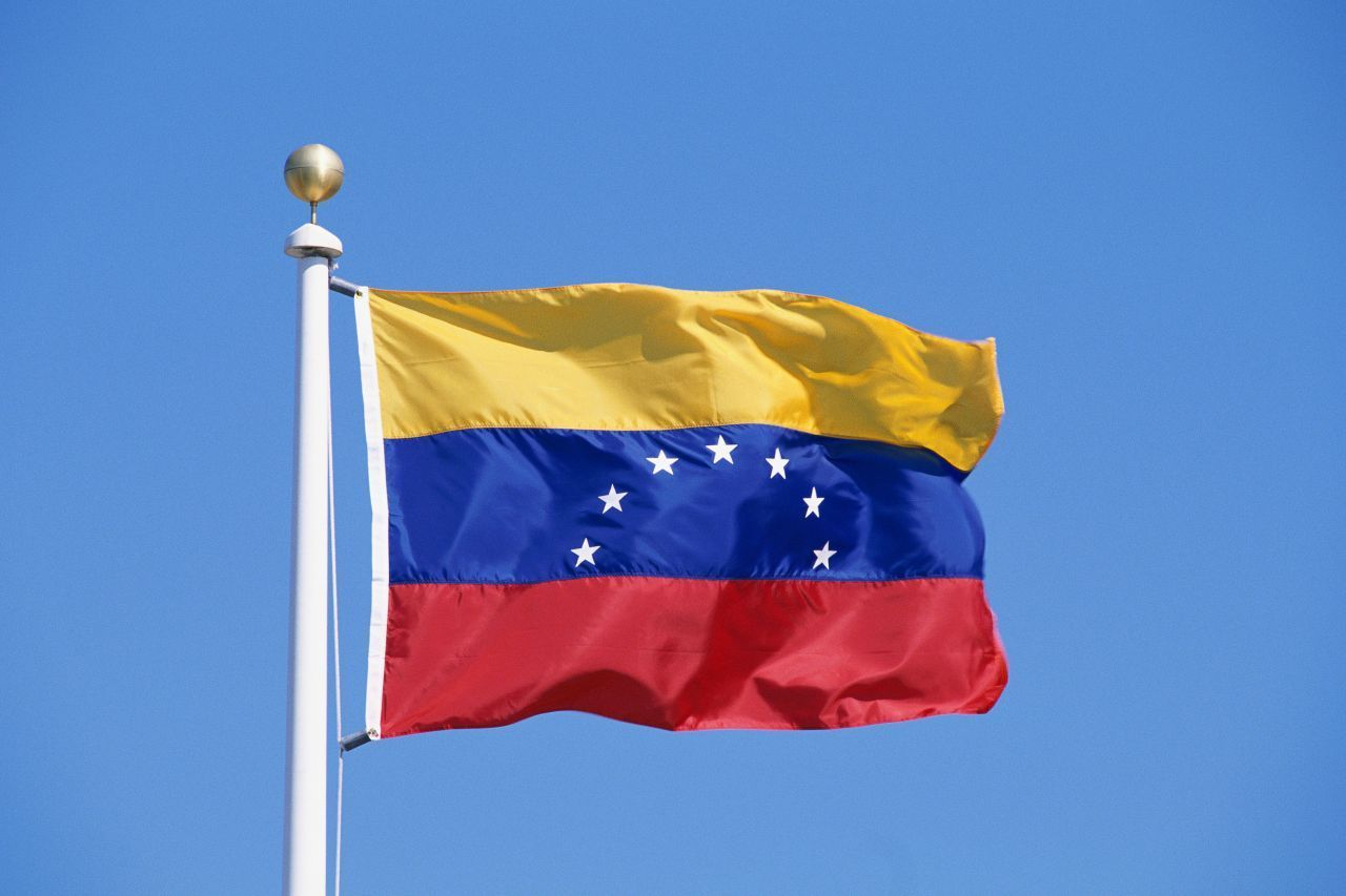 Die alte Venezuela-Flagge hatte nur sieben Sterne.