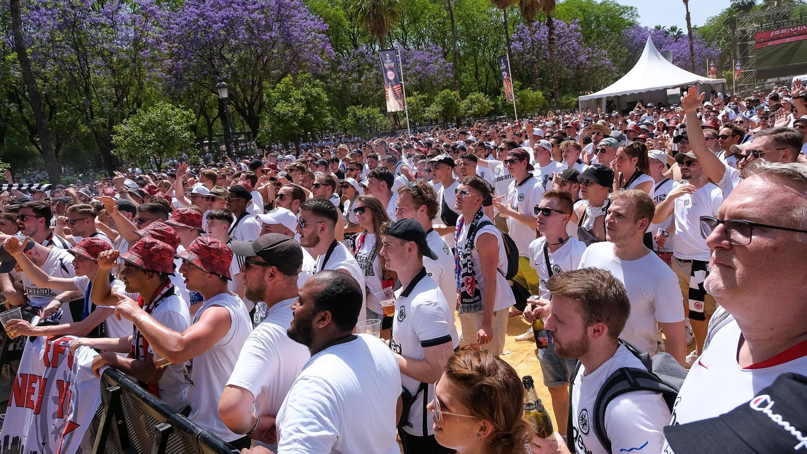 
                <strong>Fußball-Deutschland</strong><br>
                Doch nicht nur die 50.000 Frankfurter in Sevilla werden heute ihr Team anfeuern. Ganz Fußball-Deutschland fiebert mit den Hessen mit.
              