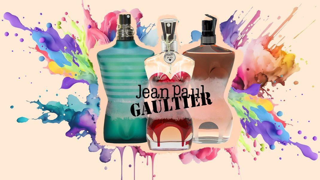 Die drei Parfumklassiker von Jean Paul Gaultier: Le Male, Classique Eau de Parfum und Eau de Toilette.