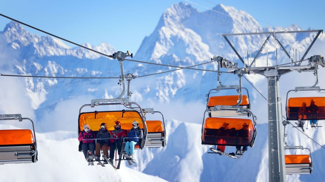 Skigebiet Ischgl in Österreich 