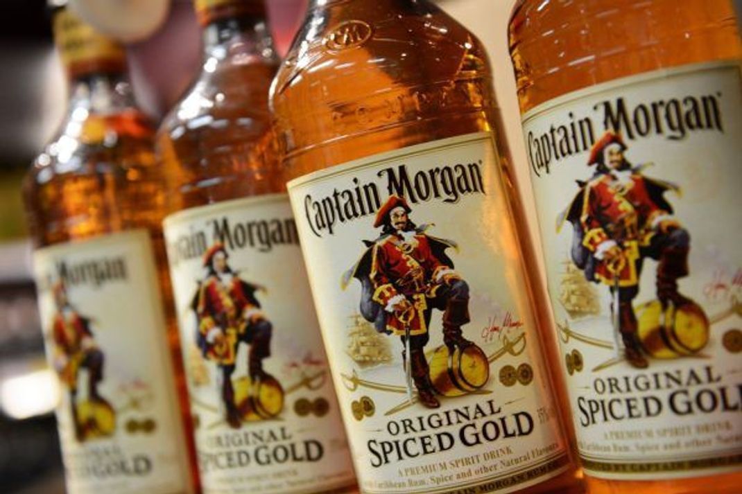 "Got a little Captain in you?": Die Rum-Marke "Captain Morgan" wirbt mit dem Namen des berühmten Freibeuters Henry Morgan (1635 - 1688).
