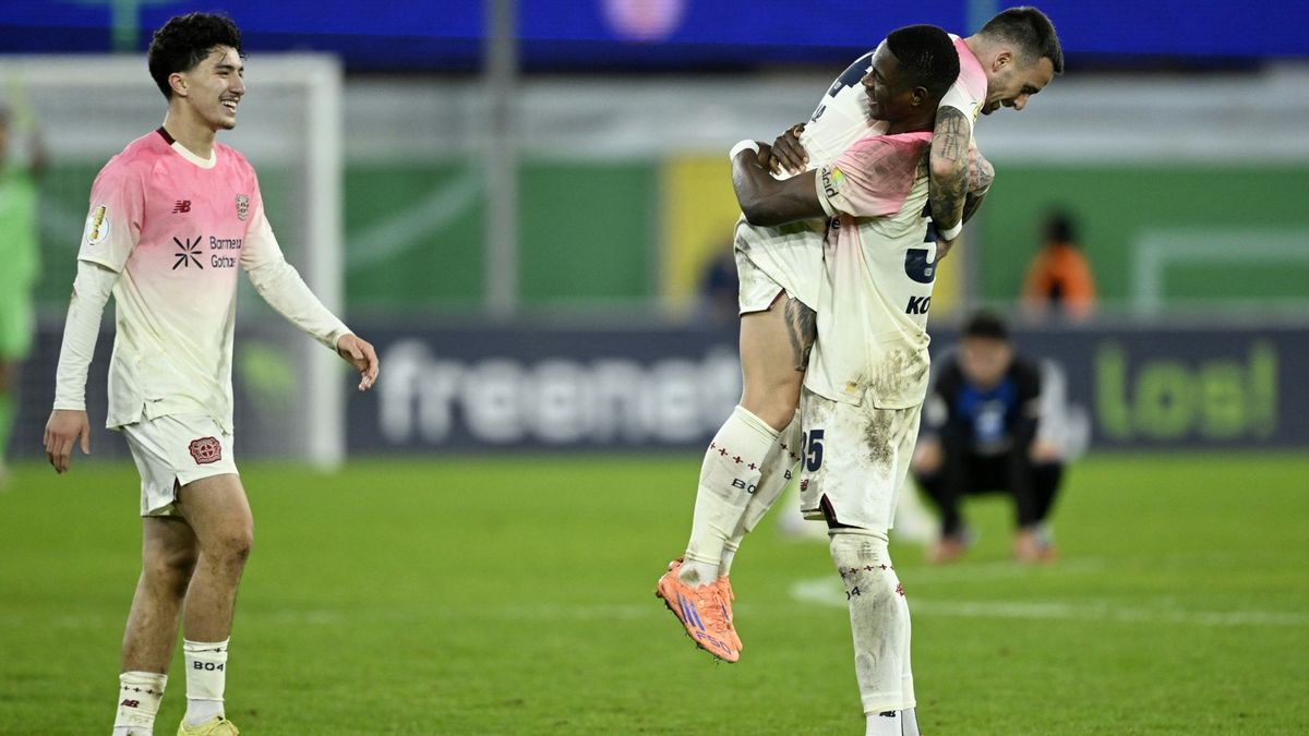 Erleichterung bei Bayer Leverkusen