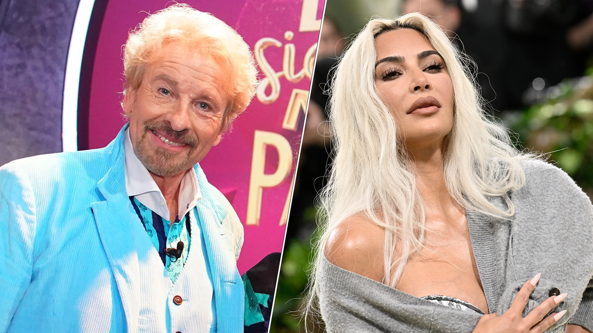 Moderator Thomas Gottschalk feiert seinen Instagram-Meilenstein mit einem Selfie und einem Seitenhieb auf Kim Kardashian.