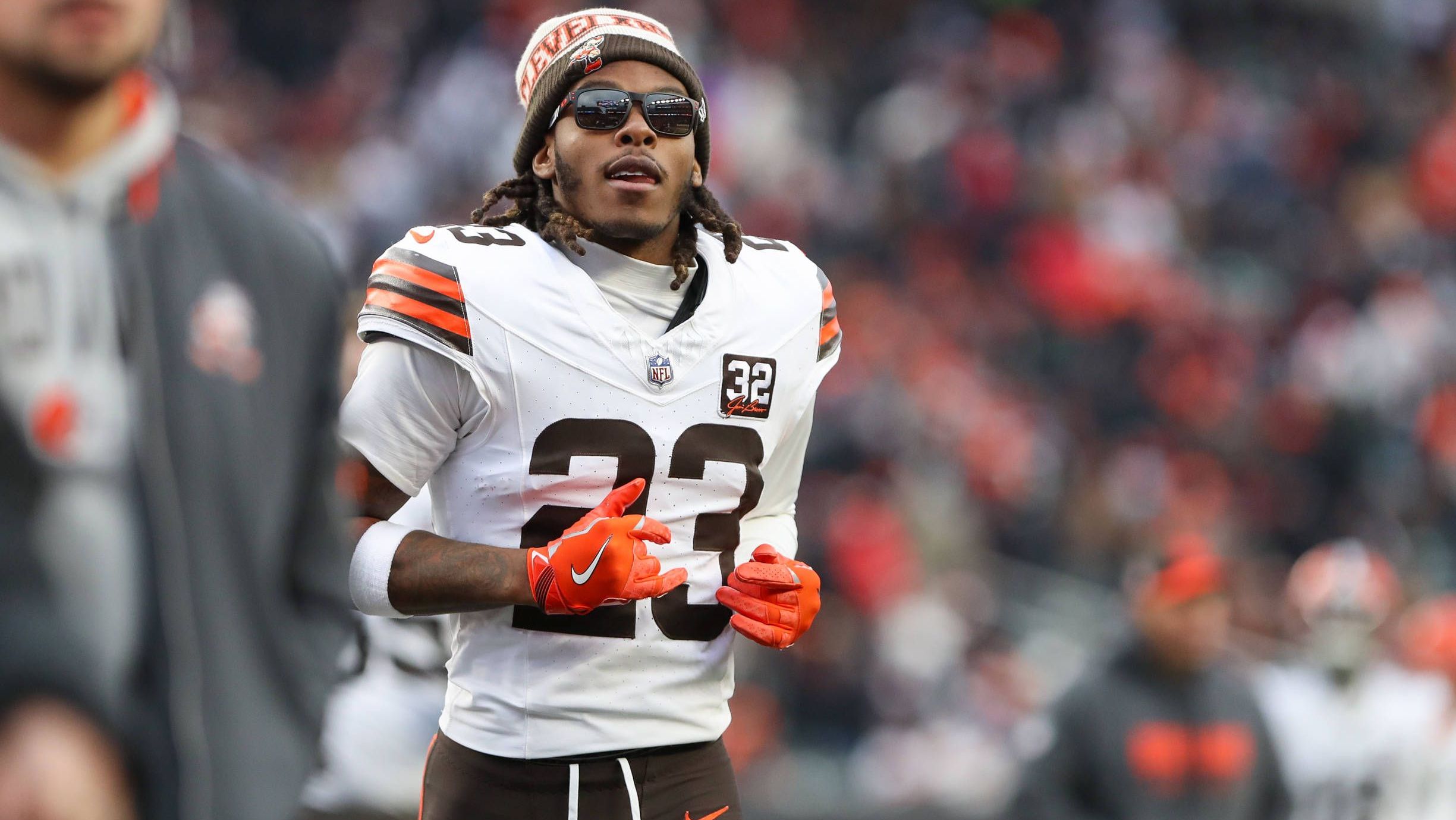 <strong>Cleveland Browns: Martin Emerson Jr. (Cornerback)</strong><br>Eine ähnliche Situation wie zuvor bei Stevenson und den Bears. Auch Emerson spielte quasi die komplette vorherige Saison, seine Production aber war noch ausbaufähig. In seinem dritten Jahr könnte jetzt der nächste Sprung folgen.