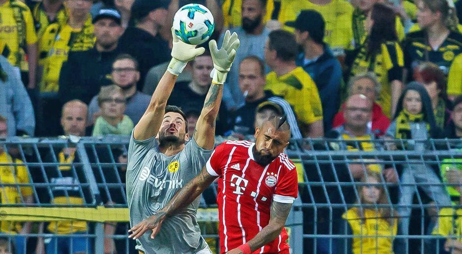 
                <strong>Roman Bürki (Borussia Dortmund)</strong><br>
                Roman Bürki: In den ersten Minuten ist der BVB-Keeper nicht gefordert. Doch dann ist er zur Stelle, sobald er gebraucht wird: Miit mehreren Paraden bewahrt er sein Team vor dem Rückstand (etwa beim Torschuss Thomas Müllers in der 35. Minute). Bei den Gegentoren ist der Schweizer machtlos. ran-Note: 1
              