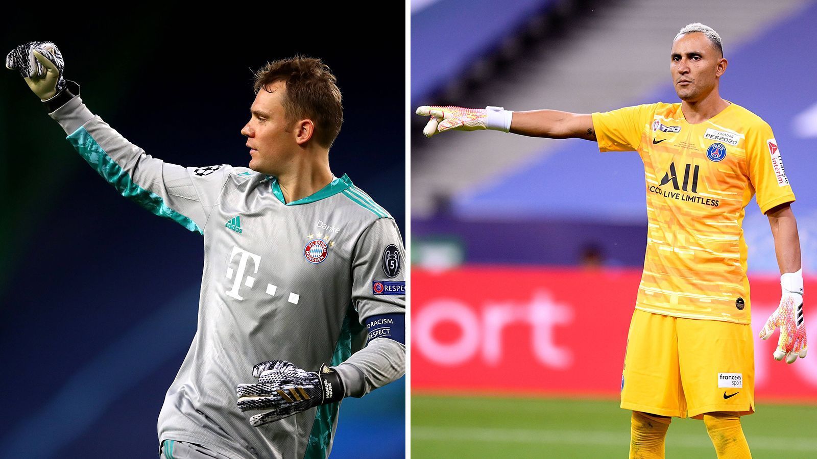 
                <strong>Manuel Neuer vs. Keylor Navas</strong><br>
                Ganz klare Nummer in der Kiste. Neuers Paraden im Halbfinale waren eminent wichtig für den Einzug ins Endspiel der Königsklasse. Wieder einmal hat er bewiesen, dass er die Nummer eins im deutschen Tor ist. Navas kommt gerade aus einer Verletzung. Noch ist nicht ganz klar, ob er im Tor stehen kann oder ob Vertreter Sergio Rico wieder einspringen muss. Der Punkt geht aber so oder so an die Bayern: 1:0
              