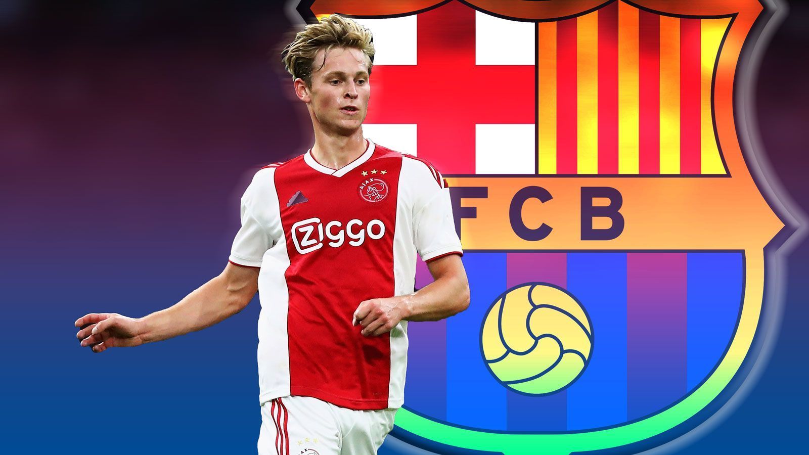 
                <strong>Frenkie de Jong (FC Barcelona)</strong><br>
                Das Tauziehen um Ajax-Youngster Frenkie de Jong ist offiziell beendet. Der 21-Jährige wechselt kommenden Sommer für eine Ablösesumme von 75 Millionen Euro zum FC Barcelona. Das bestätigte der Verein auf seiner Website. Der zentrale Mittelfeldspieler war zuvor auch mit zahlreichen anderen europäischen Topklubs wie Paris Saint-Germain, Manchester City und dem FC Bayern in Verbindung gebracht worden. Bei Barca unterschreibt der niederländische Nationalspieler einen Fünfjahresvertrag vom 1. Juli 2019 bis zum Sommer 2024.
              