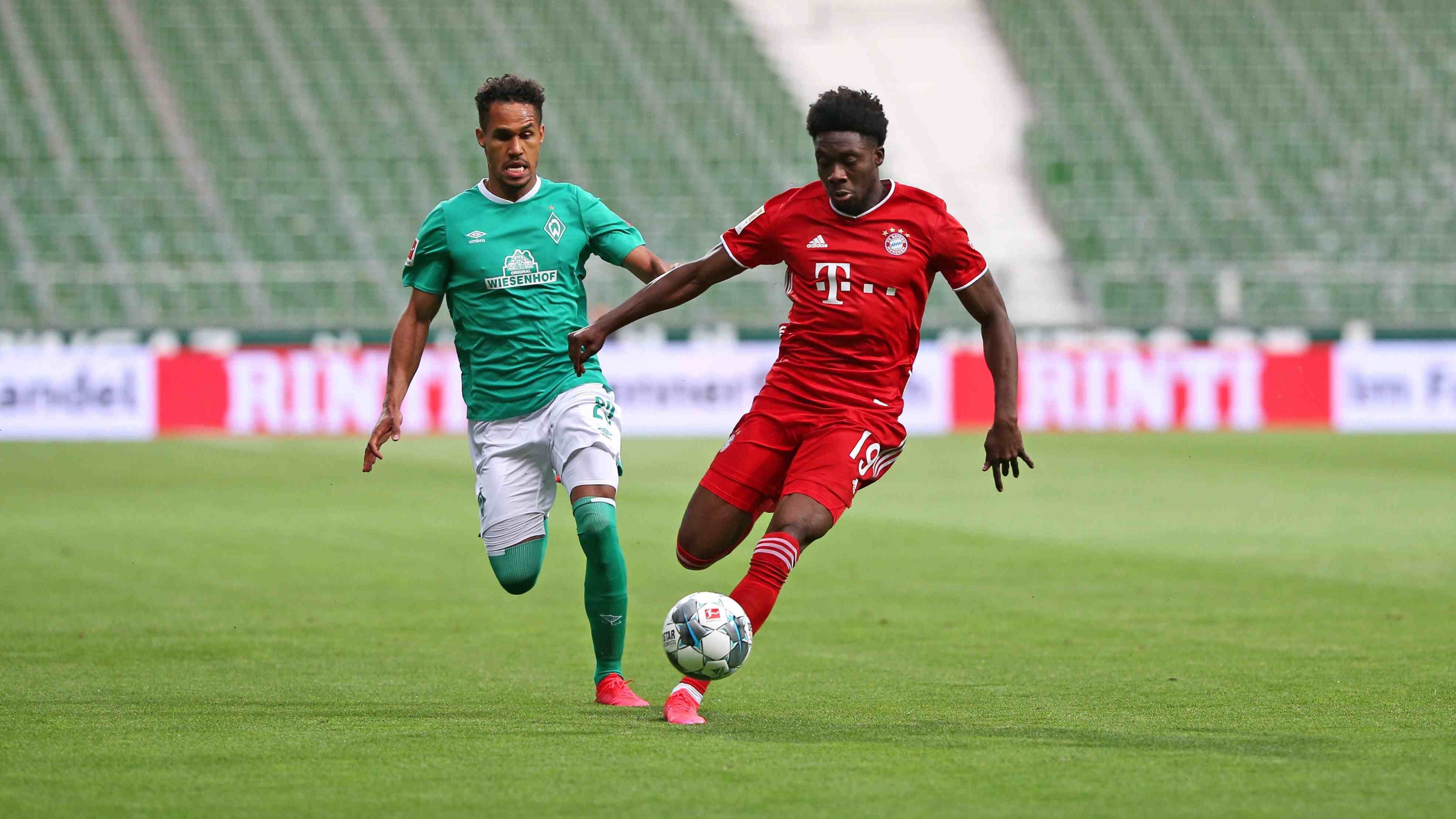 
                <strong>Alphonso Davies offiziell der schnellste Bundesliga-Spieler</strong><br>
                Obwohl sich Alphonso Davies im Meister-Spiel gegen Werder Bremen seinen ersten Platzverweis seiner Bundesliga-Karriere abholte, hatte er anschließend gleich doppelten Grund zur Freude. Neben der Meisterschale hat "Phonzie" nun einen weiteren Titel sicher: Er darf sich offiziell als schnellster Bundesliga-Spieler seit der detaillierten Datenerfassung bezeichnen. Laut dem Statistik-Portal "Opta" erreichte Davies eine Spitzengeschwindigkeit von 36.51 km/h. Seit 2013/2014 werden die Tracking-Daten der Spieler gemessen. Der bisherige Rekord-Halter war Achraf Hakimi von Borussia Dortmund mit einer Geschwindigkeit von 36.49 km/h.
              