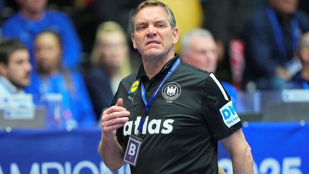 Deutschlands Handball-Nationaltrainer Alfred Gislason