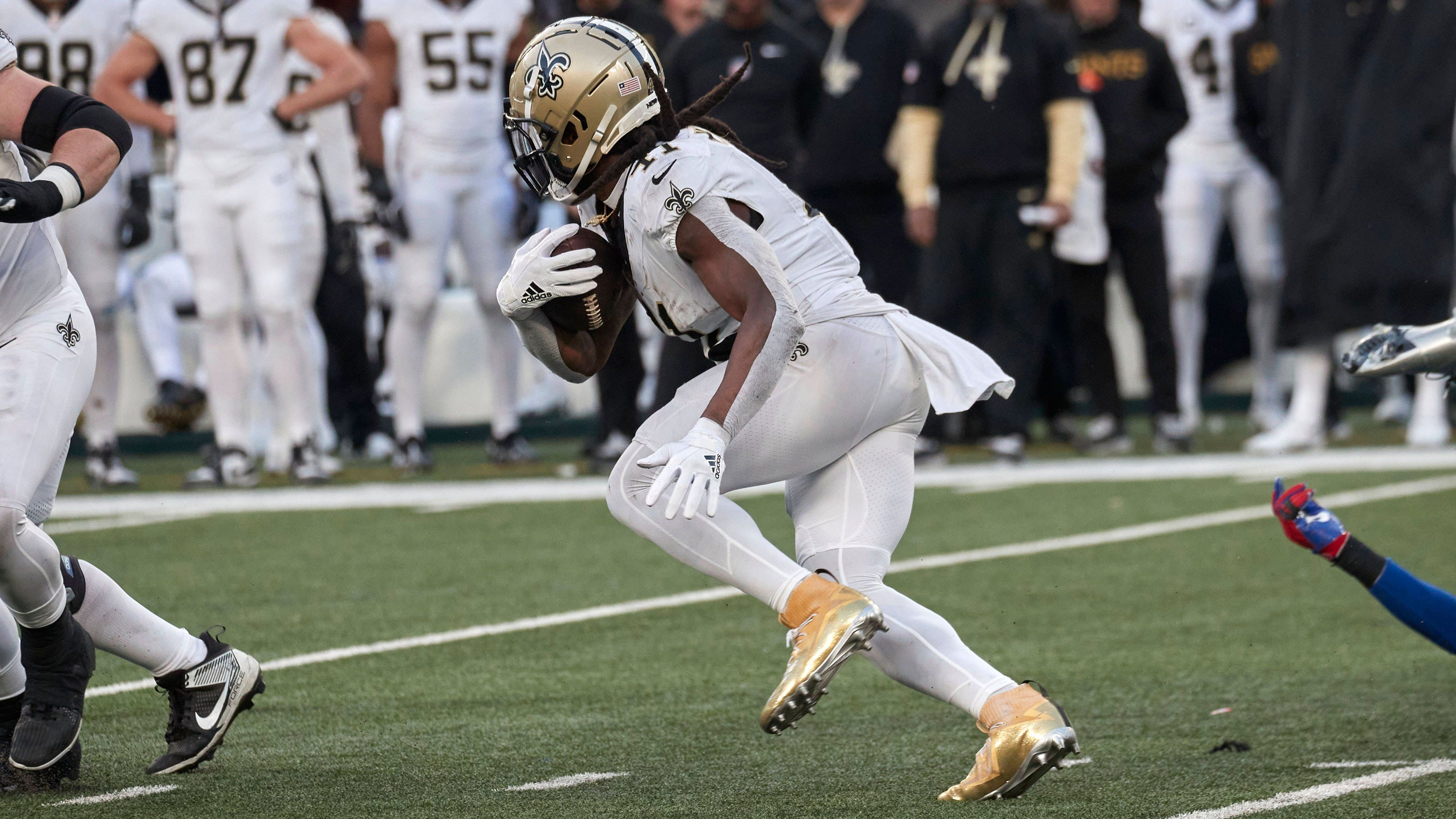 <strong>New Orleans Saints</strong><br>Week 16: at Green Bay Packers<br>Week 17: vs. Las Vegas Raiders<br>Week 18: at Tampa Bay Buccaneers