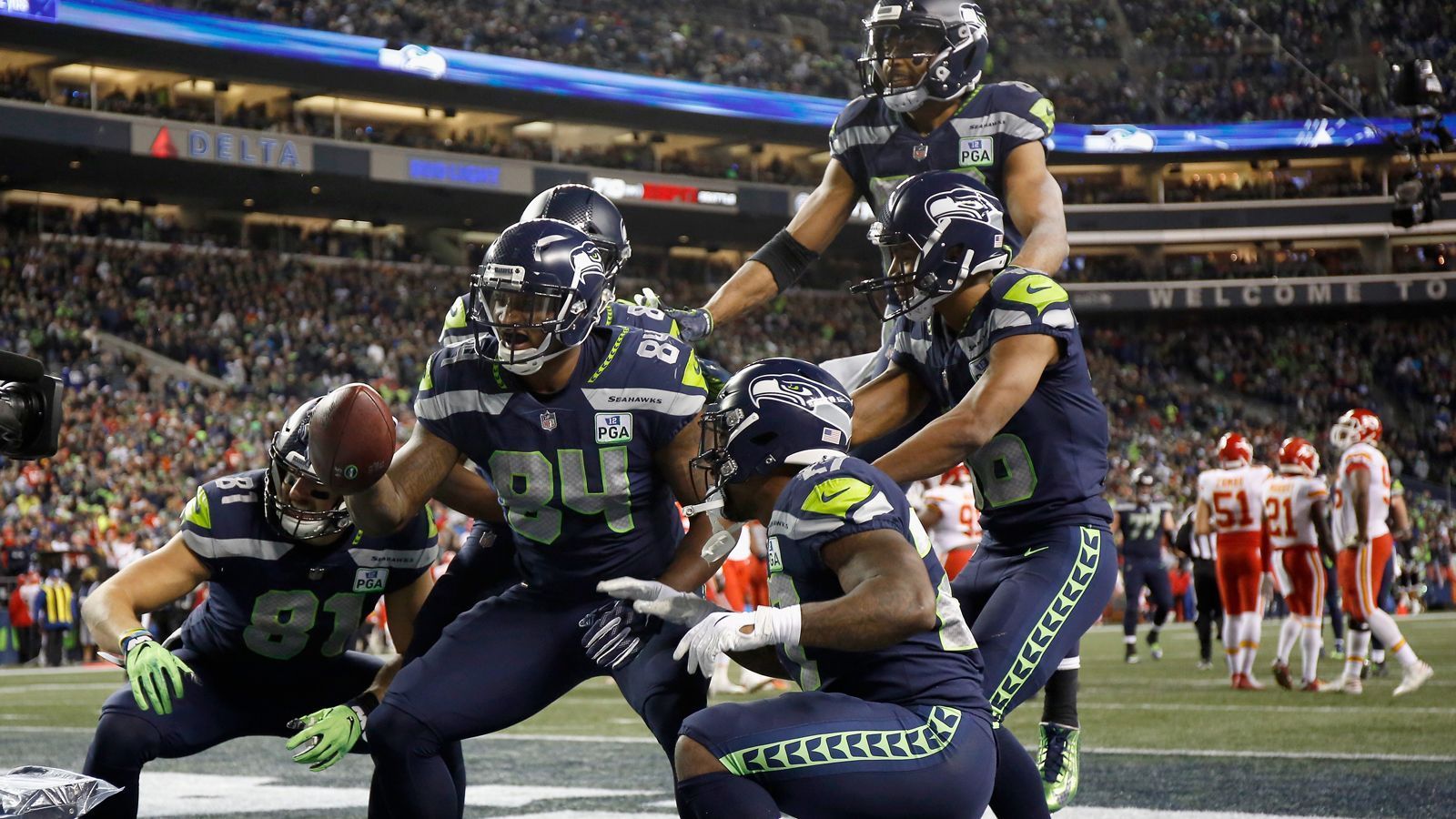 
                <strong>Celebration of the Year: Seattle Seahawks</strong><br>
                Die Choreographie der Seahawks beim Touchdown-Jubel bringt den Sieg in der Kategorie.
              